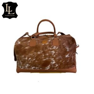 Leather Lovers Cowhide Large Duffel Bag