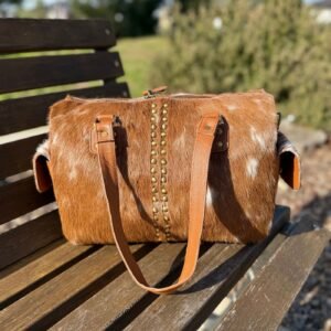 Leather Lovers Cowhide Mini Duffel Bag