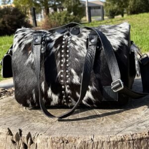 Leather Lovers Cowhide Mini Duffel Bag