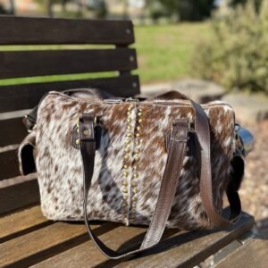 Leather Lovers Cowhide Mini Duffel Bag