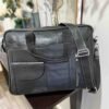front-zipper-leather-laptop-bag-black-vintage