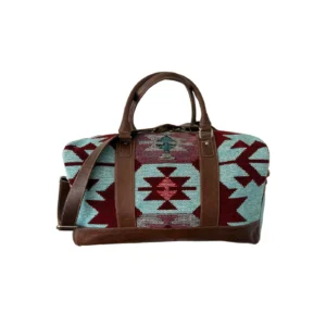 Leather Lovers Vintage Fabric Duffel Bag