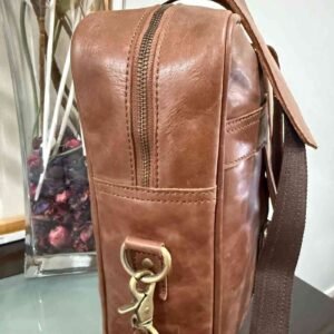 Cow Leather Briefcase Laptop Bag