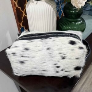 Cowhide Toiletry Bag – Genuine Travel Case