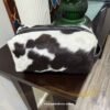 Cowhide toiletry bag leather travel case