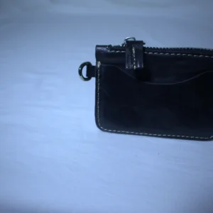 Leather Coin Purse – Compact Zipper Coin Wallet for Men & Women