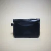 Leather coin purse zipper wallet for coins and cash