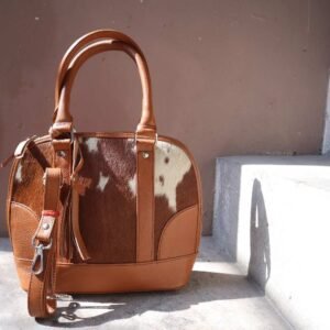 cowhide ladies purse woman tote western