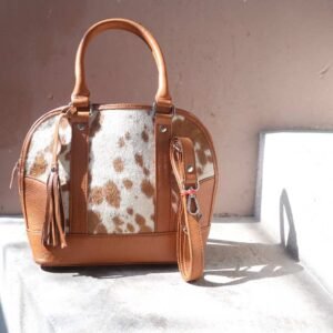 cowhide ladies purse woman tote western